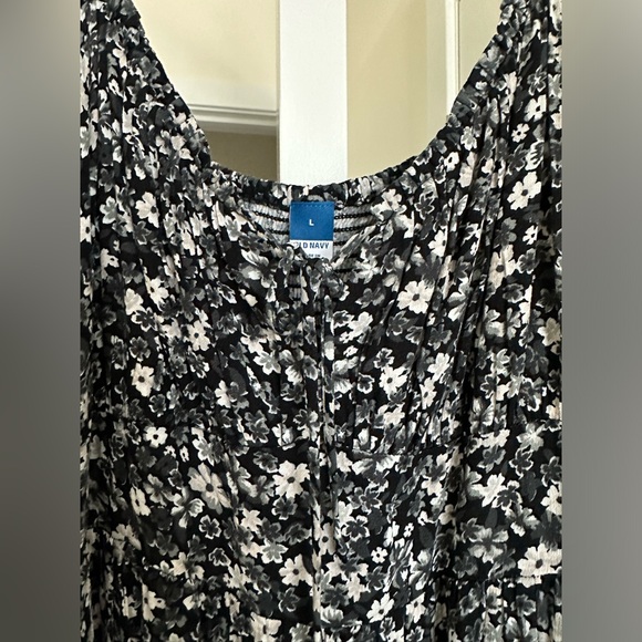 NWOT Old Navy Fit & Flare Sleeveless Floral Midi Dress for Women - Picture 3 of 4